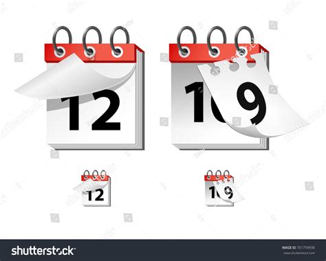 Vector calendars tomorrow and yesterday - Royalty Free Stock Vector ...