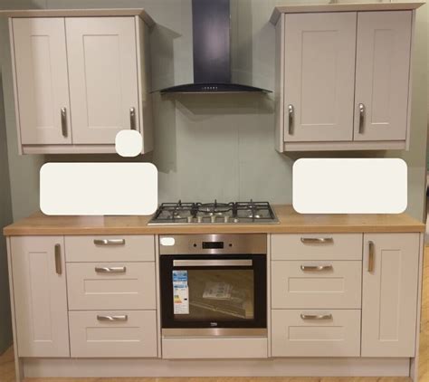 B & Q IT STONEFIELD STONE KITCHEN UNITS WITH APPLIANCES | in Birkenhead, Merseyside | Gumtree