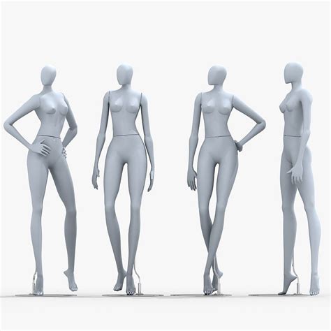 mannequin dummy woman 3d model | 3d model, Character modeling, Model