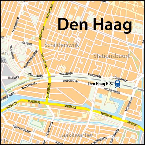 Plattegrond Den Haag