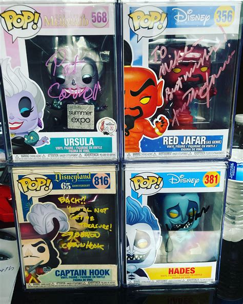 My Disney villain’s Funko pops sign by their Voice actors Pat Carroll ...