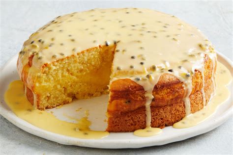 Passionfruit custard cake recipe | Recipe Cart