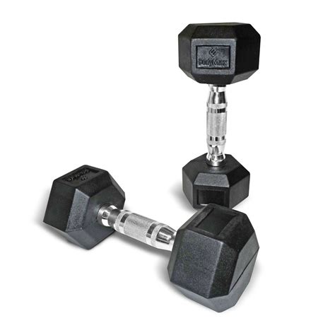 BodyMax 130kg Rubber Hex Dumbbell Set - Shop Online - Powerhouse Fitness