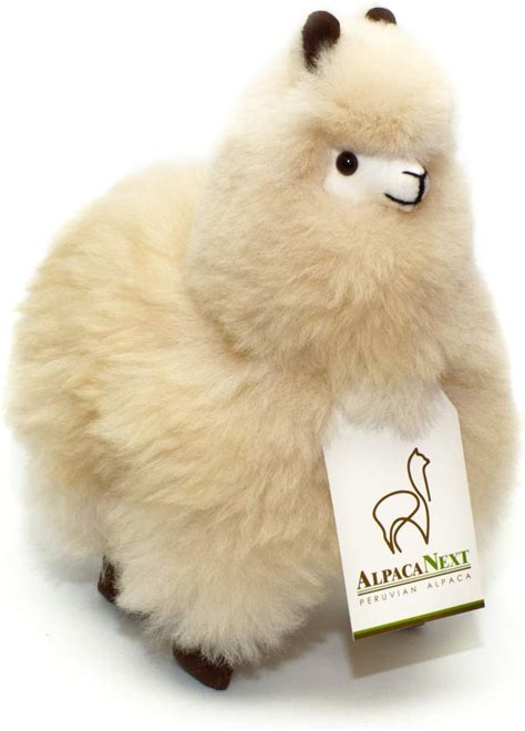 Amazon.com: AlpacaNext - Baby Alpaca Fur Toy - Alpaca Figure - Soft and Cuddly Stuffed Animal (9 ...