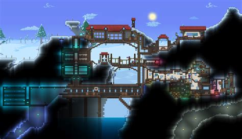 1.4 snow biome base pre-hardmode : Terraria