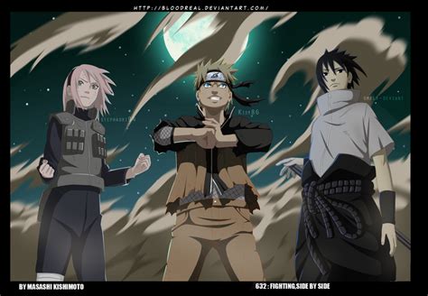 Naruto 632 - Team 7 reunited! Collab by kisi86 on DeviantArt