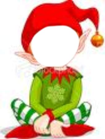 christmas elf - FACEinHOLE