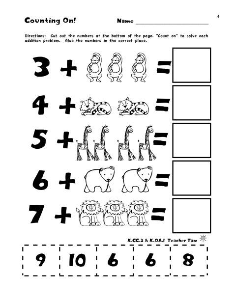 Kindergarten Math Help