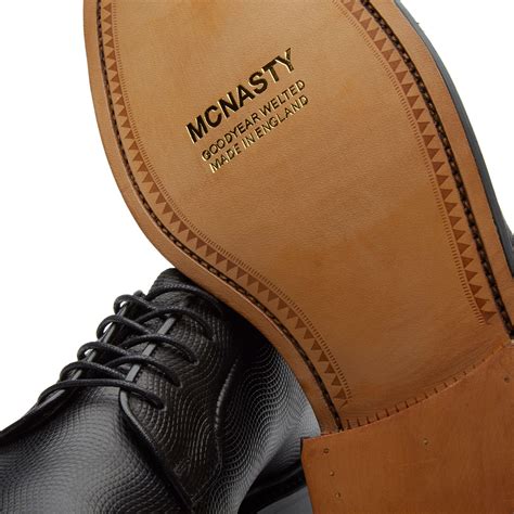 Mark McNairy Leather Sole Gibson Shoe Black Odyssey | END. (US)