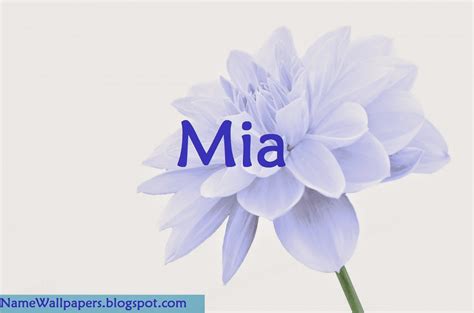 Mia Name Wallpapers Mia ~ Name Wallpaper Urdu Name Meaning Name Images Logo Signature