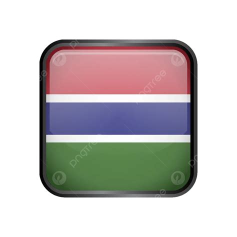 Gambia Flag Vector, Gambia, Flag, Gambia Flag PNG and Vector with Transparent Background for ...