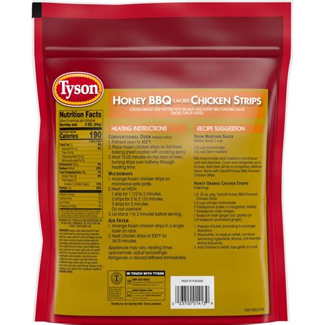 Tyson Honey BBQ Chicken Strips - Frozen - 25oz 25 oz | Shipt