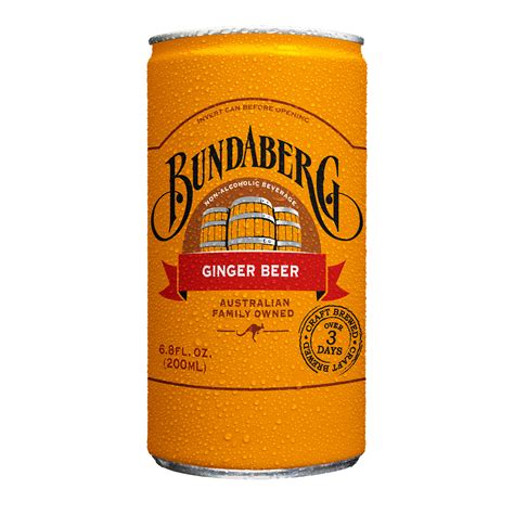 Bundaberg Ginger Beer, 6.8oz Cans, 24 Count - Walmart.com - Walmart.com