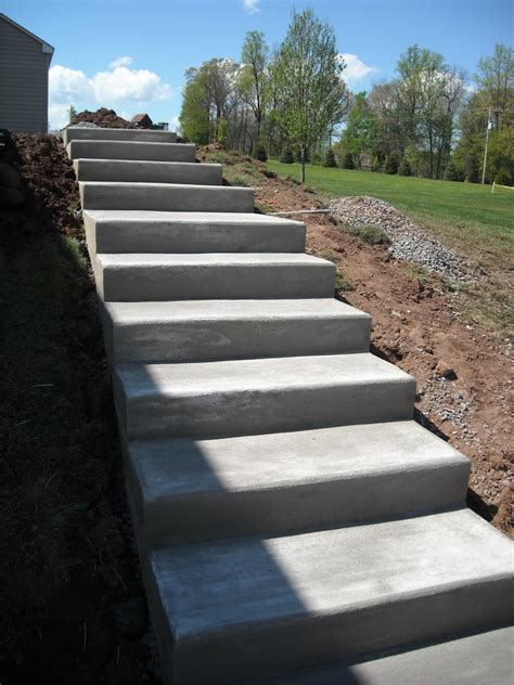 outdoor concrete stairs – Staircase design