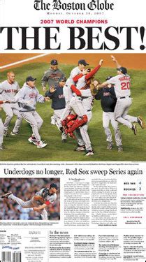 Boston Red Sox - Newspaper front pages - Boston.com