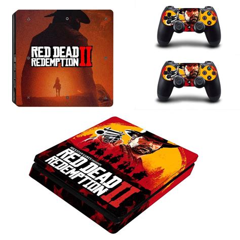 PS4 Slim Skin Cover - Red Dead Redemption 2 - ConsoleSkins.co