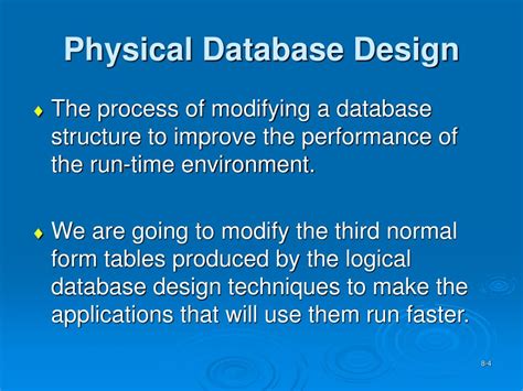 PPT - Chapter 8 Physical Database Design PowerPoint Presentation, free download - ID:192447