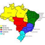 Rio de Janeiro region map vector illustration | Free SVG