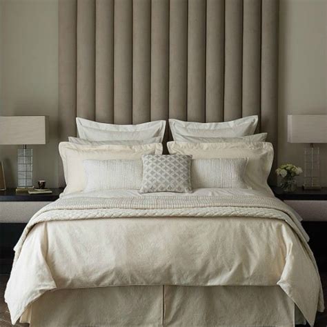 Vertical Design Fabric Upholstered Wall Mounted Headboard Wall Panels - Chic Concept