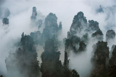 One For The Road: "Mist and Mountains" : Wulingyuan, China