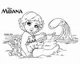 35 Printable Moana Coloring Pages sketch template