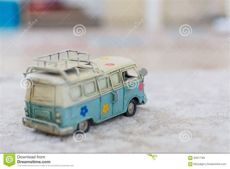 Vintage Bus Toy stock image. Image of child, vehicle - 63317169