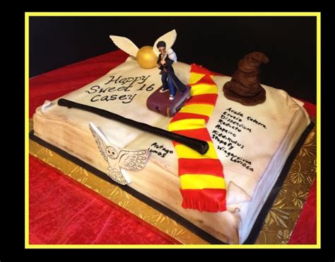 Harry Potter Spell Book Cake - CakeCentral.com