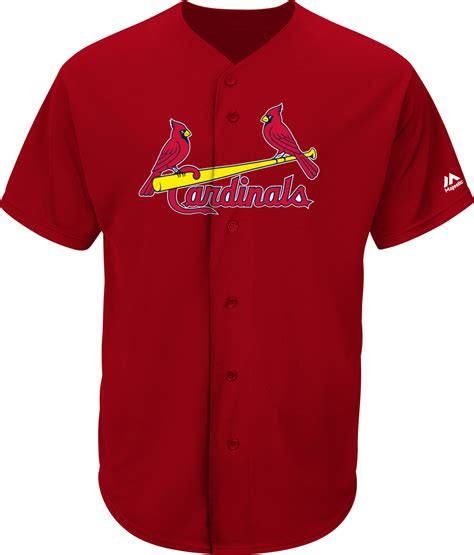 E134461 Majestic MLB Cardinals Pro Style Game Jerseys