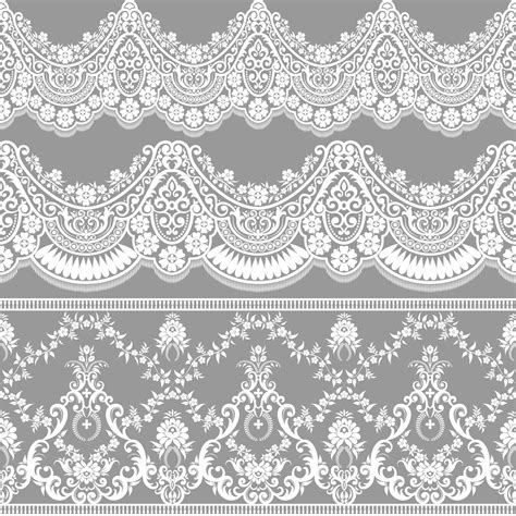 lace ornaments set 8931820 Vector Art at Vecteezy