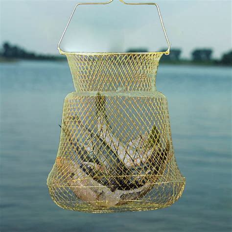 Ice Shanty 4 Person Hanging Folding Wire Fish Net Fish Net Pocket ...