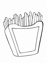 25  French Fries Coloring Pages UnumWynnie sketch template