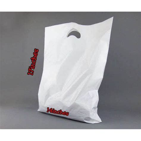 Generic 100 PCS Plain Poly Bag - Nylon Bag- Packaging Nylon - White | Jumia Nigeria