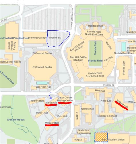 Uf Campus Map Parking