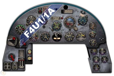 F4U CORSAIR COCKPIT instrument panel CDkit | #1863867468