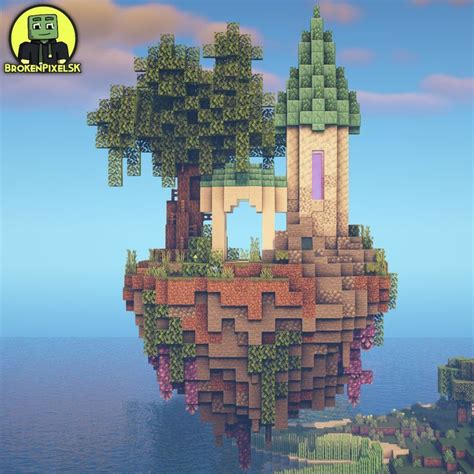 Floating Island | Minecraft cottage, Minecraft castle, Amazing minecraft