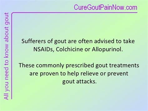 Recognize Gout Medication Side Effects