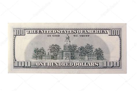 american 100 dollar bill back