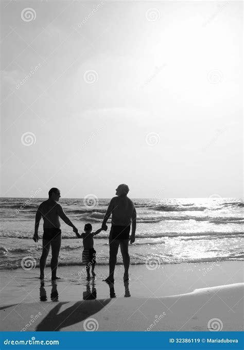 Happy family outdoors stock image. Image of adult, cheerful - 32386119