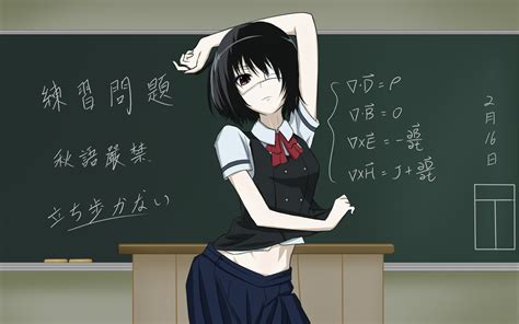 Mei Misaki in Classroom – HD Wallpaper from Another Anime by Ewestein