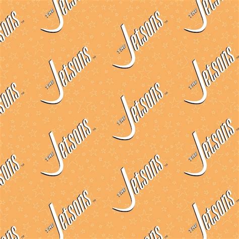 The Jetsons Collection Jetsons Logo Orange Cotton Fabric by - Etsy