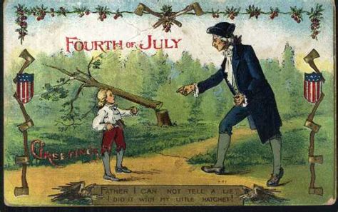 George Washington and the Cherry Tree - a fun poem for kids