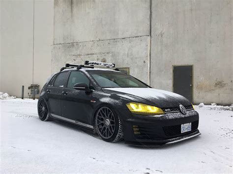 Air Suspension + Rotiform Custom Wheels for Stylish VW Golf GTi — CARiD ...