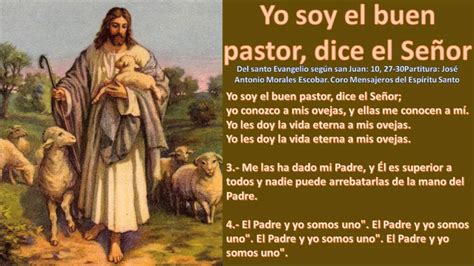 Yo soy el buen pastor dice el Señor - YouTube