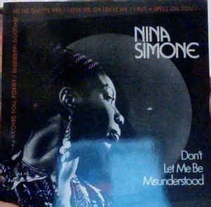 Nina Simone - Don't Let Me Be Misunderstood (1988, Vinyl) | Discogs