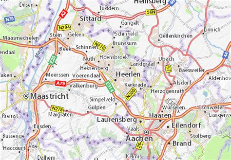 MICHELIN-Landkarte Heerlen - Stadtplan Heerlen - ViaMichelin