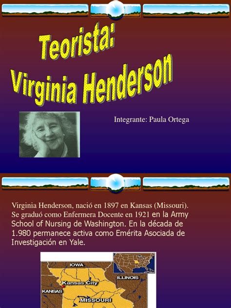 Virginia Henderson | PDF | Enfermería | Cuidado de la salud