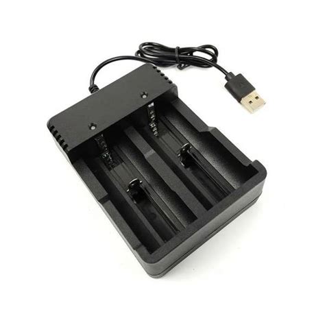 Dual 18650 Li-Ion Battery USB Charger