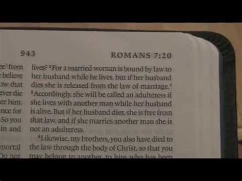 Romans, chapter 7 (ESV) - YouTube