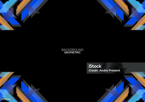 Geometric Frame Background Design Modern Stock Illustration - Download Image Now - Abstract, Art ...