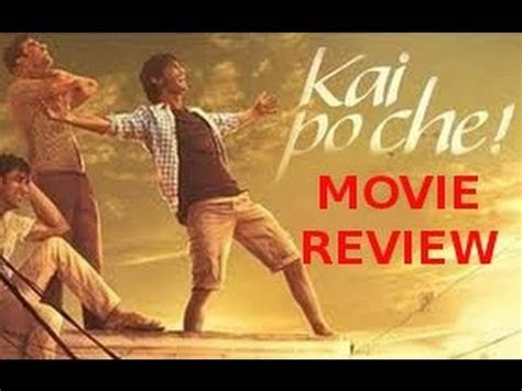 Kai Po Che - Movie Review - Films Of India - YouTube